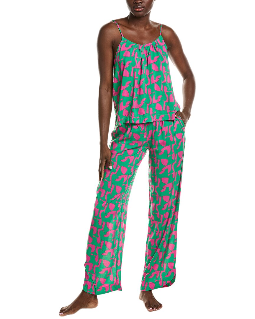 Комплект из 2 предметов: майка и брюки Sanctuary, зеленый
Комплект из 2 предметов: майка и брюки Sanctuary, зеленый