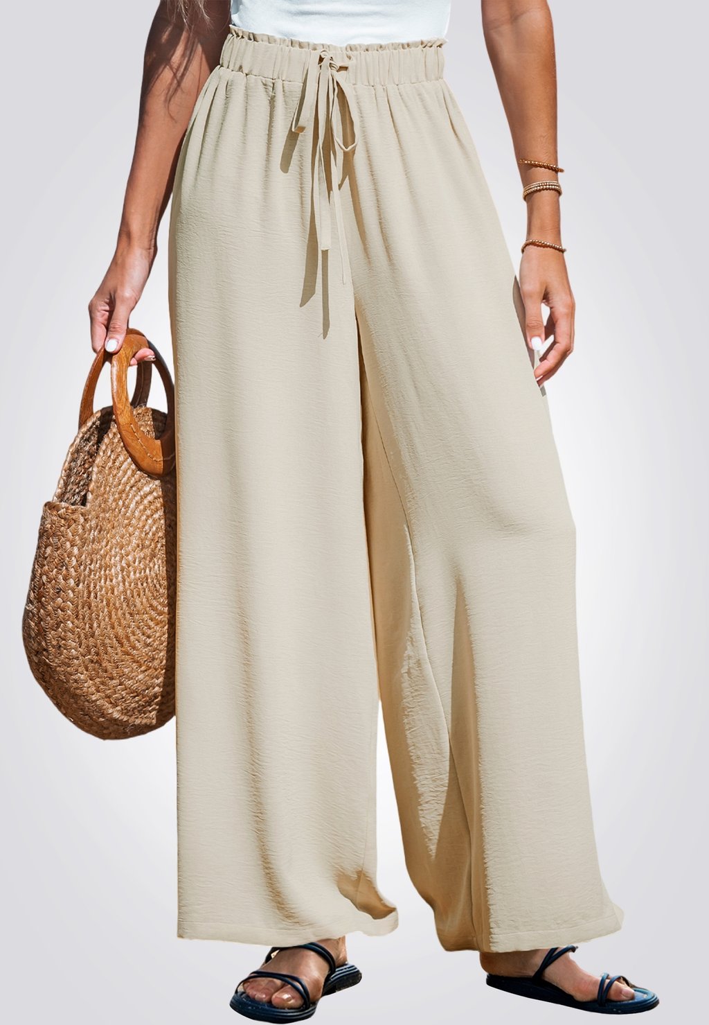 Брюки WIDE Cupshe, бежевый
Брюки WIDE Cupshe, бежевый