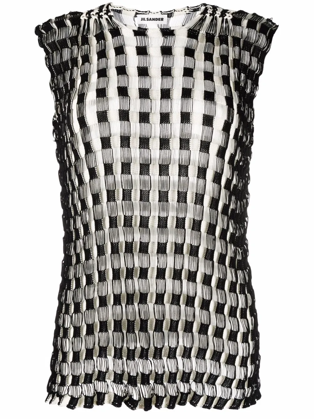 Фактурный джемпер JIL SANDER, черный 
Фактурный джемпер JIL SANDER, черный
