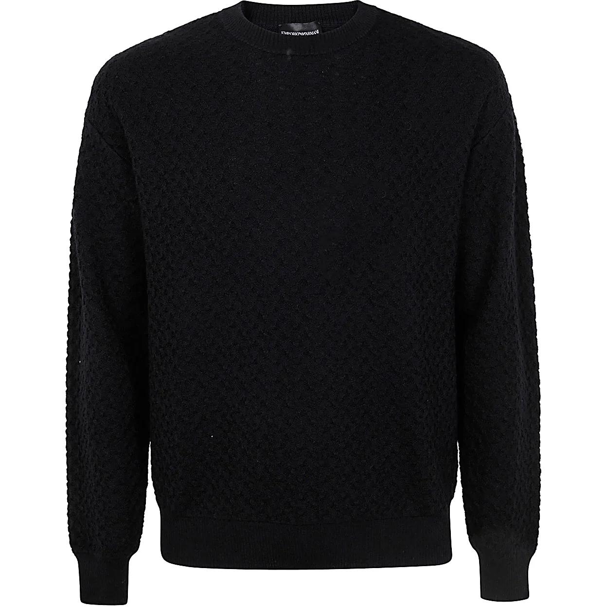 Свитер с дроп-плечом и 3D-вязкой EMPORIO ARMANI, черный
Свитер с дроп-плечом и 3D-вязкой EMPORIO ARMANI, черный