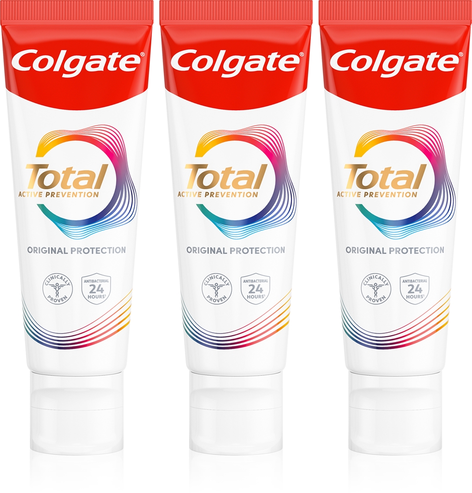 Оригинальная зубная паста Total Colgate, 3× 75 мл
Оригинальная зубная паста Total Colgate, 3× 75 мл