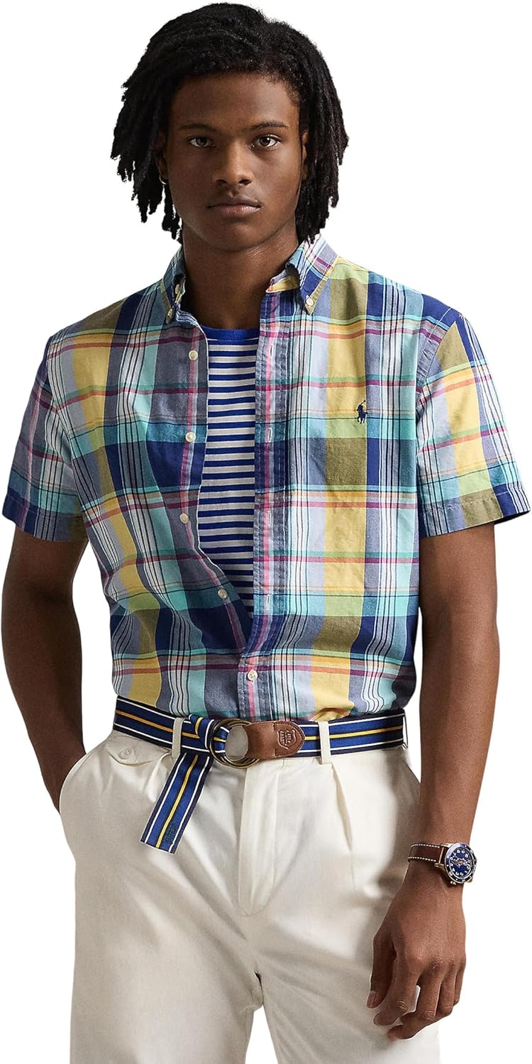 POLO RALPH LAUREN Мужская классическая клетчатая рубашка Oxford, Navy/Yellow Multi
POLO RALPH LAUREN Мужская классическая клетчатая рубашка Oxford, Navy/Yellow Multi