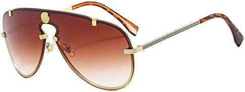 Винтажные цельнолитые солнцезащитные очки из сплава для женщин, солнцезащитные очки с коричневым градиентом для мужчин и для вождения, женские солнцезащитные очки MTZJH, Gold Dark Tea
Винтажные цельнолитые солнцезащитные очки из сплава для женщин, солнцезащитные очки с коричневым градиентом для мужчин и для вождения, женские солнцезащитные очки MTZJH, Gold Dark Tea