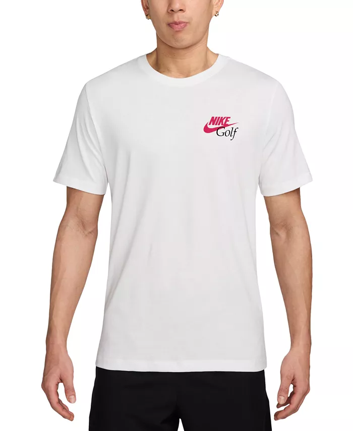 Мужская футболка для гольфа с коротким рукавом и принтом Nike, белый
Мужская футболка для гольфа с коротким рукавом и принтом Nike, белый