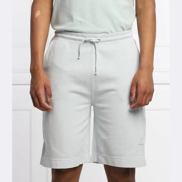 Шорты классического кроя сефаде Boss, синий 
Шорты классического кроя сефаде Boss, синий