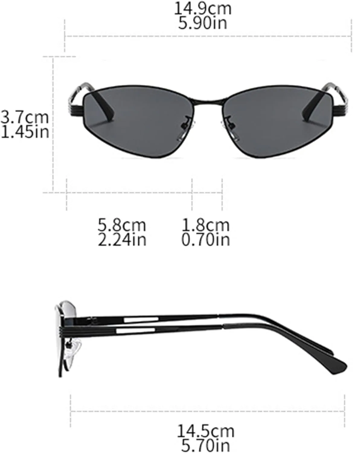 bullabulling Модные панк-солнцезащитные очки, маленькие «кошачий глаз», женские солнцезащитные очки, дизайнерские винтажные мужские солнцезащитные очки, Black Black
bullabulling Модные панк-солнцезащитные очки, маленькие «кошачий глаз», женские солнцезащитные очки, дизайнерские винтажные мужские солнцезащитные очки, Black Black