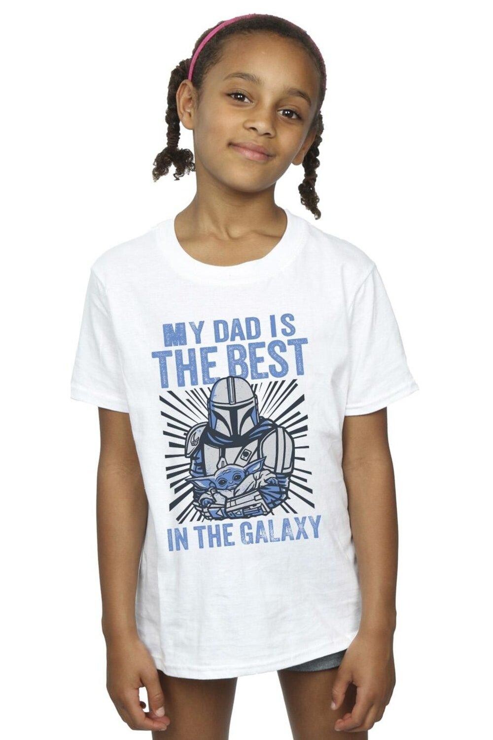 Хлопковая футболка Mandalorian Best Dad Star Wars, белый
Хлопковая футболка Mandalorian Best Dad Star Wars, белый