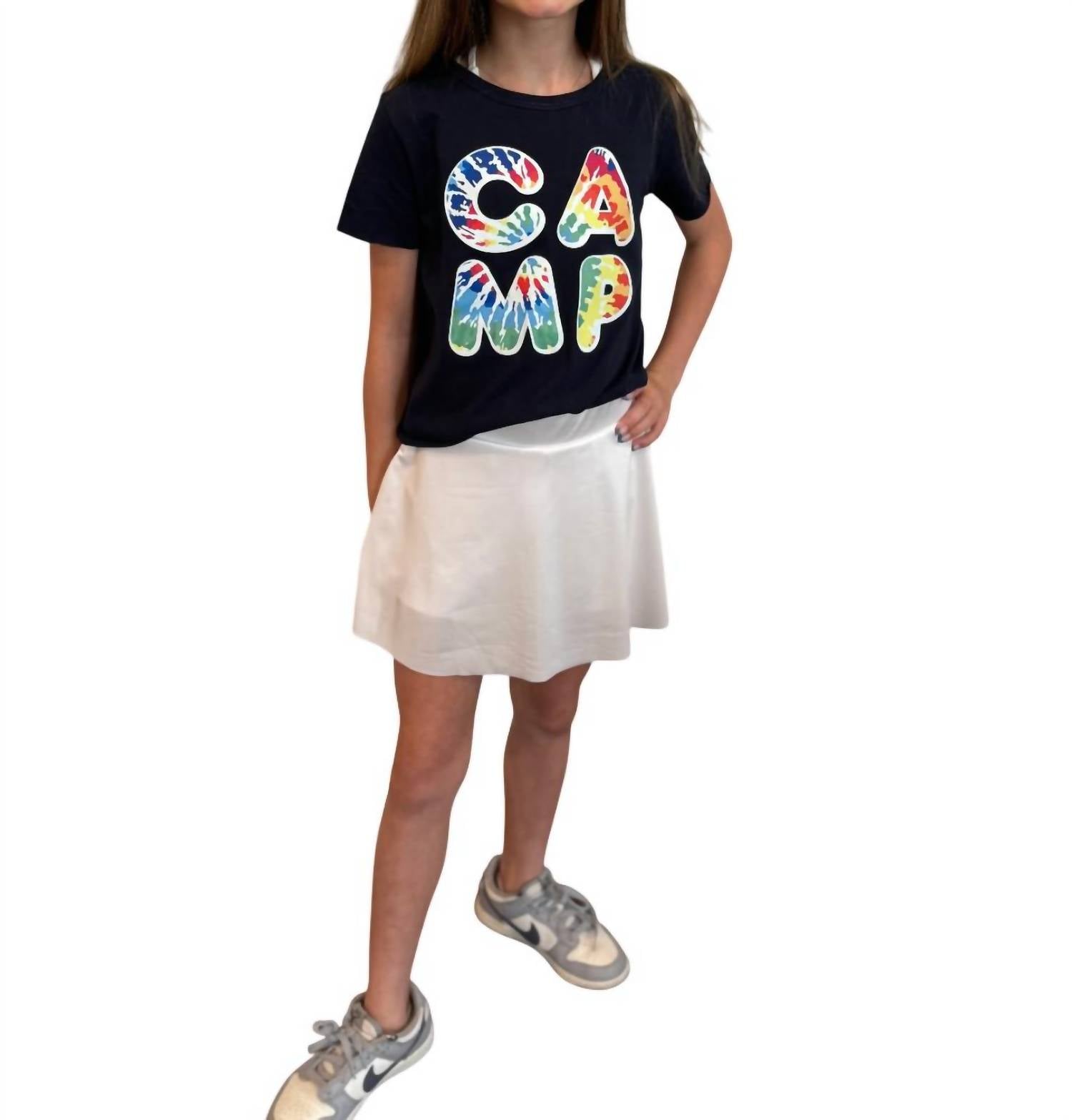 Теннисная юбка для девочек белого цвета Erge
Теннисная юбка для девочек белого цвета Erge