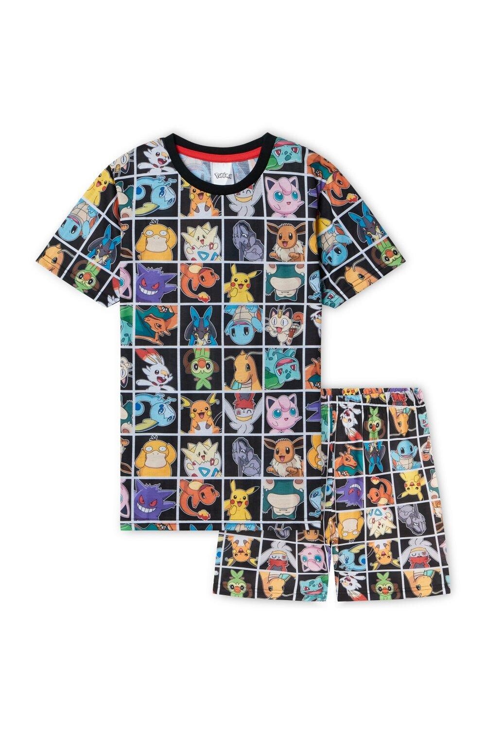 Пижамный комплект с короткими рукавами Pokemon, мультиколор
Пижамный комплект с короткими рукавами Pokemon, мультиколор