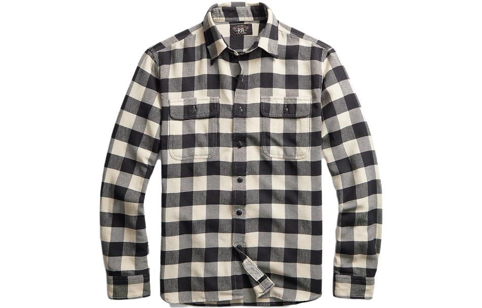 Мужская рубашка Double RL, черный/белый
Мужская рубашка Double RL, черный/белый