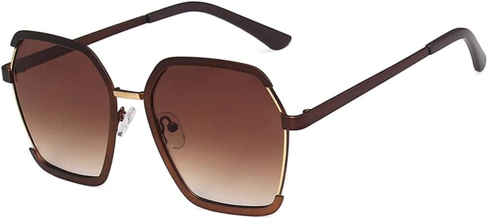 Большие женские солнцезащитные очки для активного отдыха, мужские металлические солнцезащитные очки в полуободковой оправе, женские солнцезащитные очки для путешествий, очки с защитой от УФ-излучения UV400 generic, Brown Brown
Большие женские солнцезащитные очки для активного отдыха, мужские металлические солнцезащитные очки в полуободковой оправе, женские солнцезащитные очки для путешествий, очки с защитой от УФ-излучения UV400 generic, Brown Brown