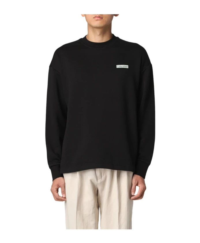 Мужская толстовка с круглым вырезом и принтом на спине. Calvin Klein, черный
Мужская толстовка с круглым вырезом и принтом на спине. Calvin Klein, черный