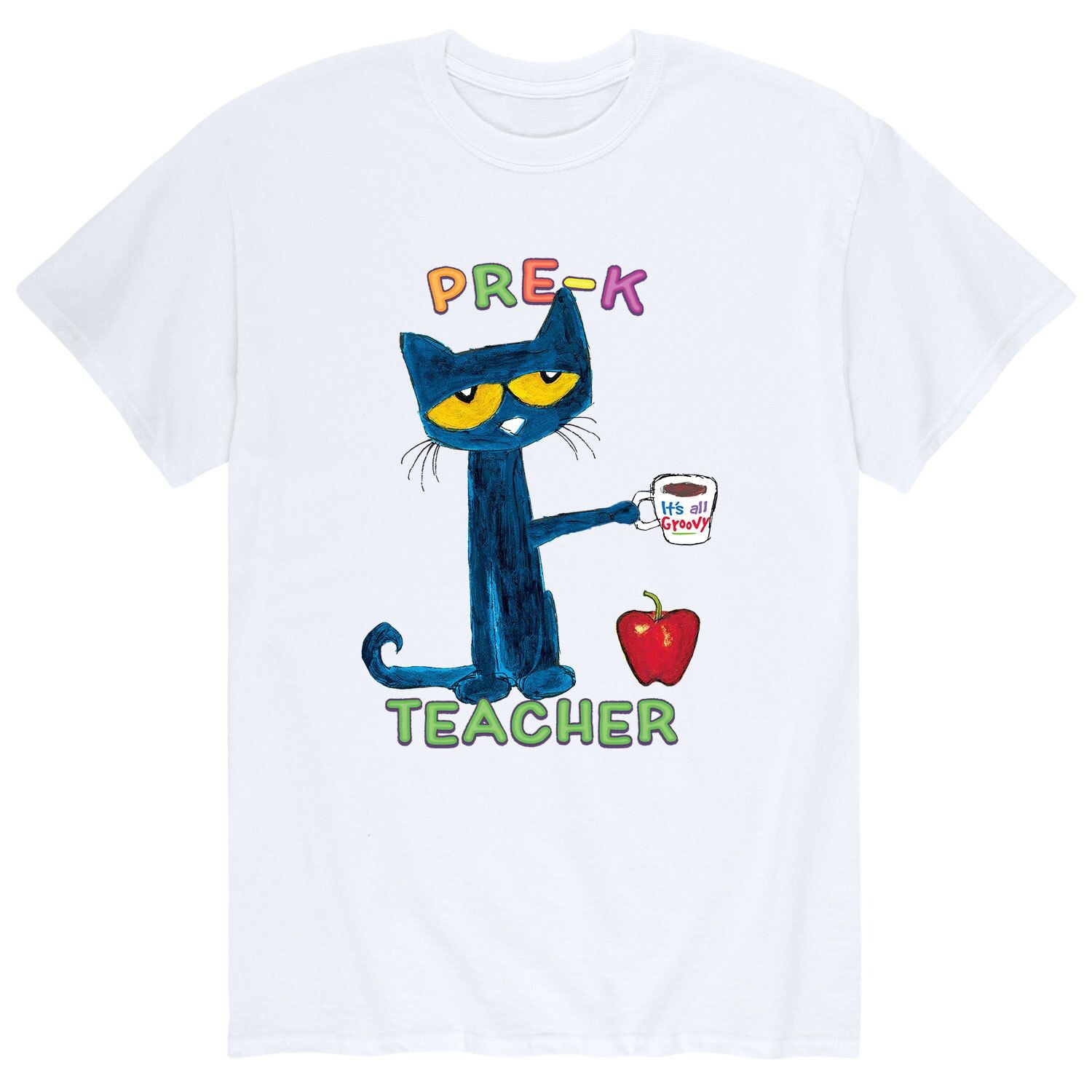 Мужская футболка Pete The Cat для учителей Pre K Licensed Character
Мужская футболка Pete The Cat для учителей Pre K Licensed Character