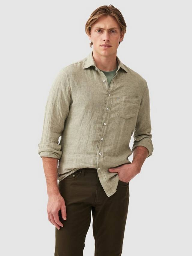 Coromandel Linen Slim Fit рубашка с длинными рукавами Rodd & Gunn, Sage Grey
Coromandel Linen Slim Fit рубашка с длинными рукавами Rodd & Gunn, Sage Grey
