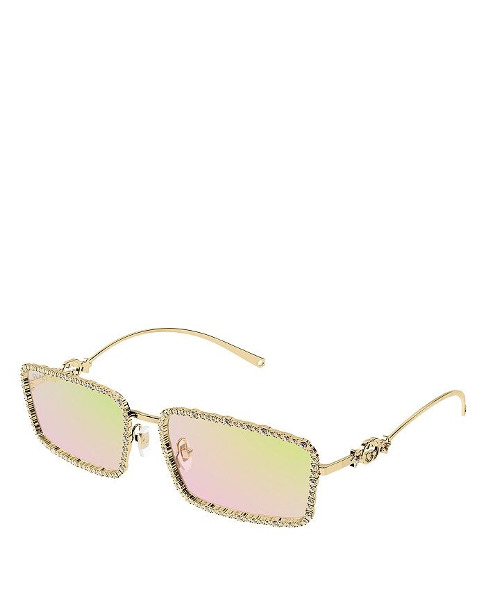 Прямоугольные солнцезащитные очки Gucci Bling Bling со стразами, 58 мм, золотой
Прямоугольные солнцезащитные очки Gucci Bling Bling со стразами, 58 мм, золотой