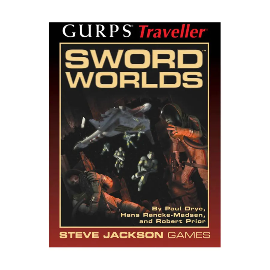 Sword Worlds, Traveller (GURPS 1st-3rd Edition) (Steve Jackson Games), мягкая обложка
Sword Worlds, Traveller (GURPS 1st-3rd Edition) (Steve Jackson Games), мягкая обложка