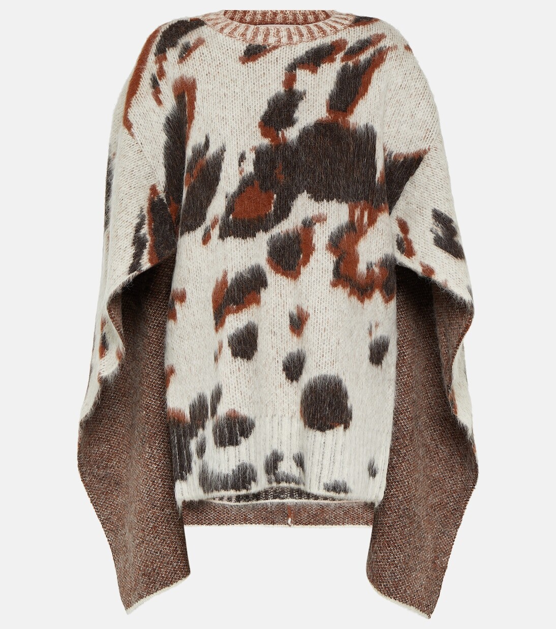 Жаккардовый свитер с накидкой Stella Mccartney, мультиколор
Жаккардовый свитер с накидкой Stella Mccartney, мультиколор