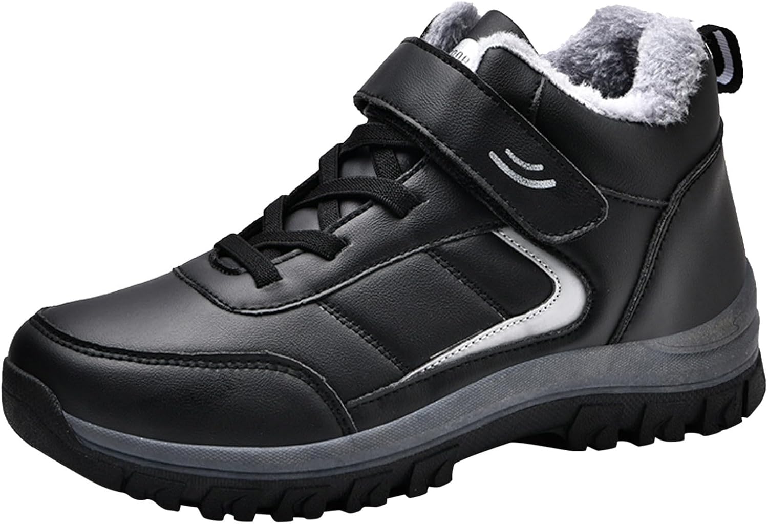 Мужские и женские зимние ботинки, утепленные флисом, слипоны на щиколотку, легкие ботинки с меховой подкладкой, модные спортивные ходовые туфли Generic, черный
Мужские и женские зимние ботинки, утепленные флисом, слипоны на щиколотку, легкие ботинки с меховой подкладкой, модные спортивные ходовые туфли Generic, черный