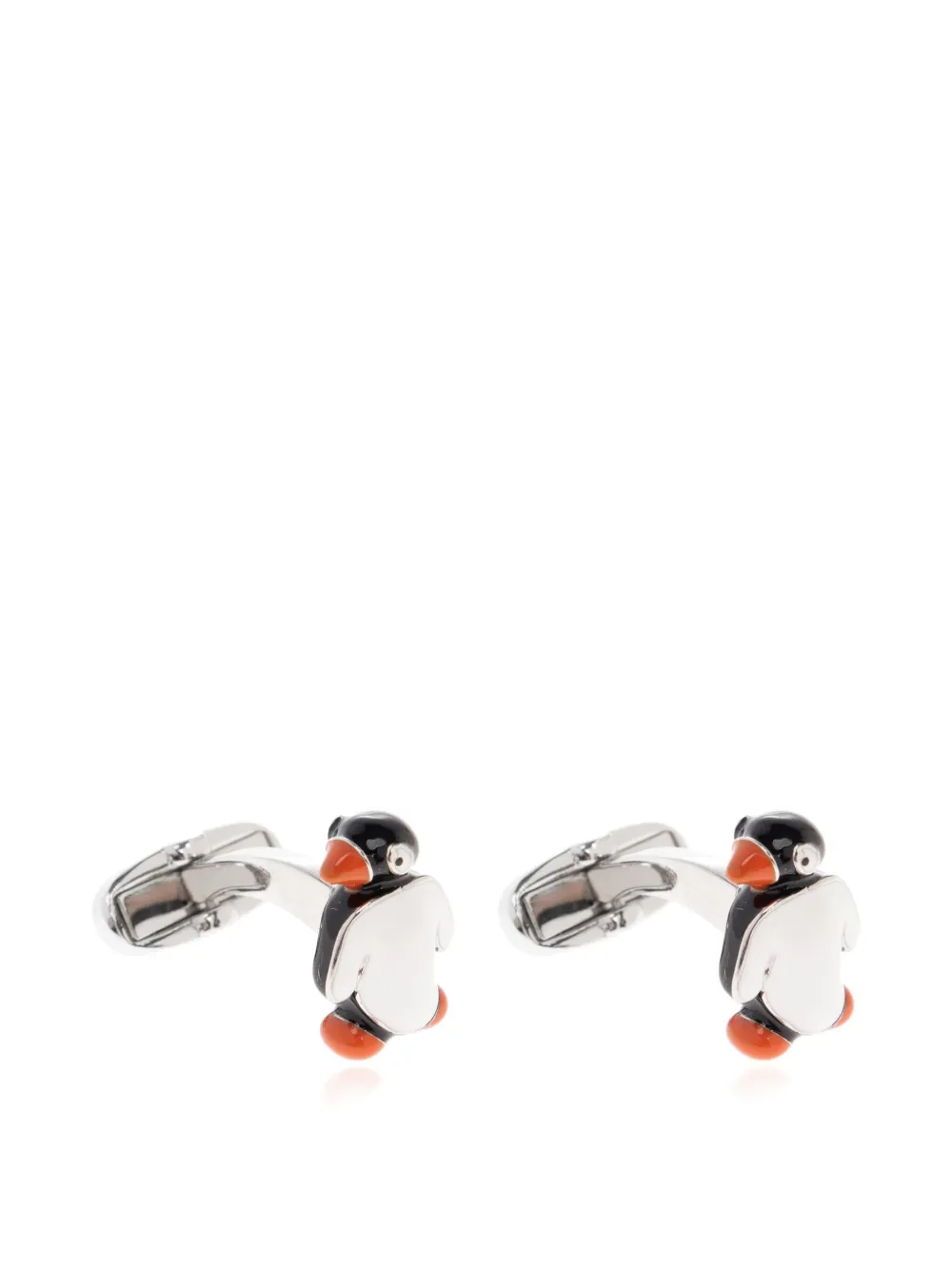 Запонки в виде пингвина Paul Smith, серебяный 
Запонки в виде пингвина Paul Smith, серебяный