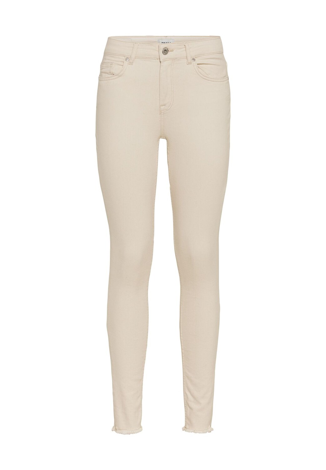 Женские джинсовые брюки с бахромой ONLY, экрю 
Женские джинсовые брюки с бахромой ONLY, экрю