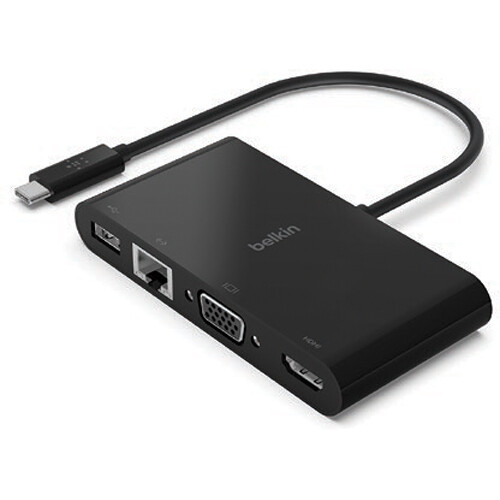 Док-станция Belkin USB-C Multimedia Adapter AVC005BTBK
Док-станция Belkin USB-C Multimedia Adapter AVC005BTBK