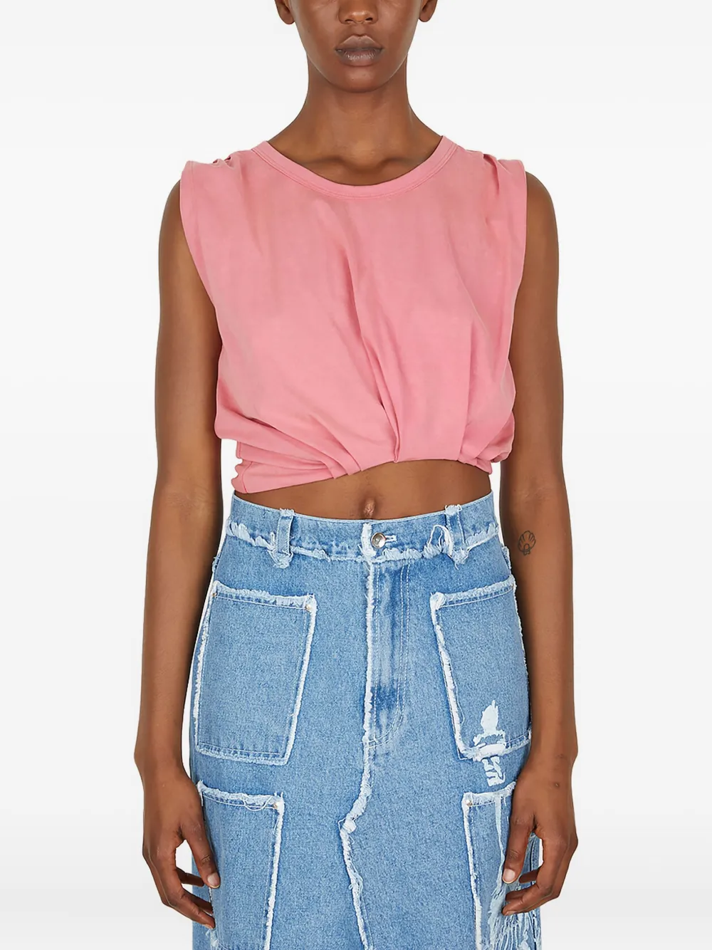 Укороченный топ Lourdes, розовый
Укороченный топ Lourdes, розовый