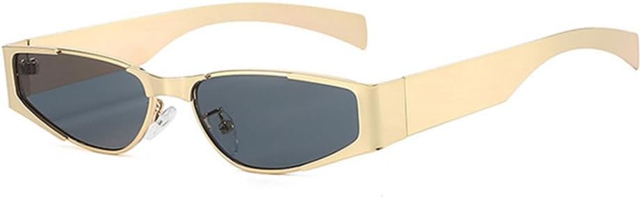 Солнцезащитные очки UV400 с защитой от ультрафиолета — маленькие металлические очки «кошачий глаз» для женщин и мужчин, для бега и занятий спортом на открытом воздухе UYPTK, Golden Grey
Солнцезащитные очки UV400 с защитой от ультрафиолета — маленькие металлические очки «кошачий глаз» для женщин и мужчин, для бега и занятий спортом на открытом воздухе UYPTK, Golden Grey