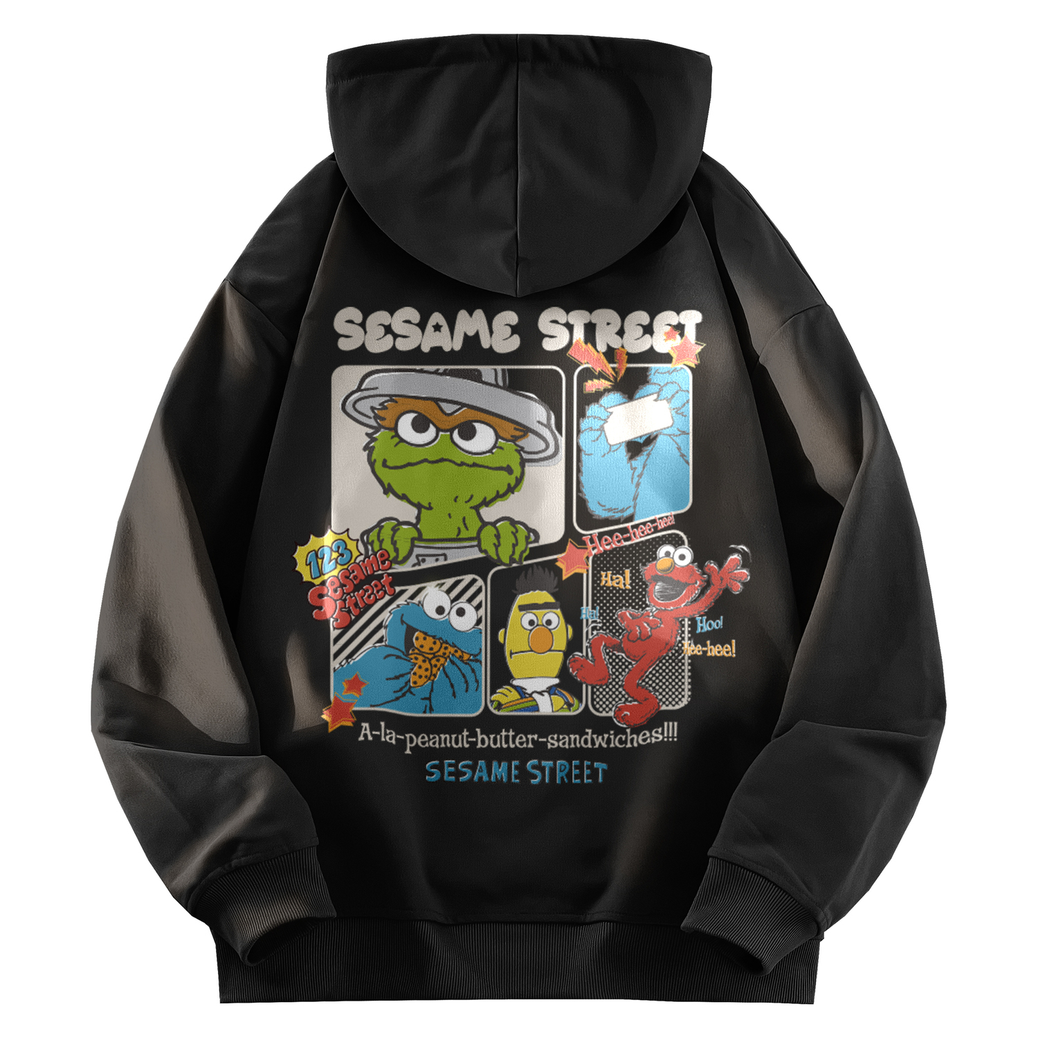 Свитшот унисекс SESAME STREET, черный
Свитшот унисекс SESAME STREET, черный