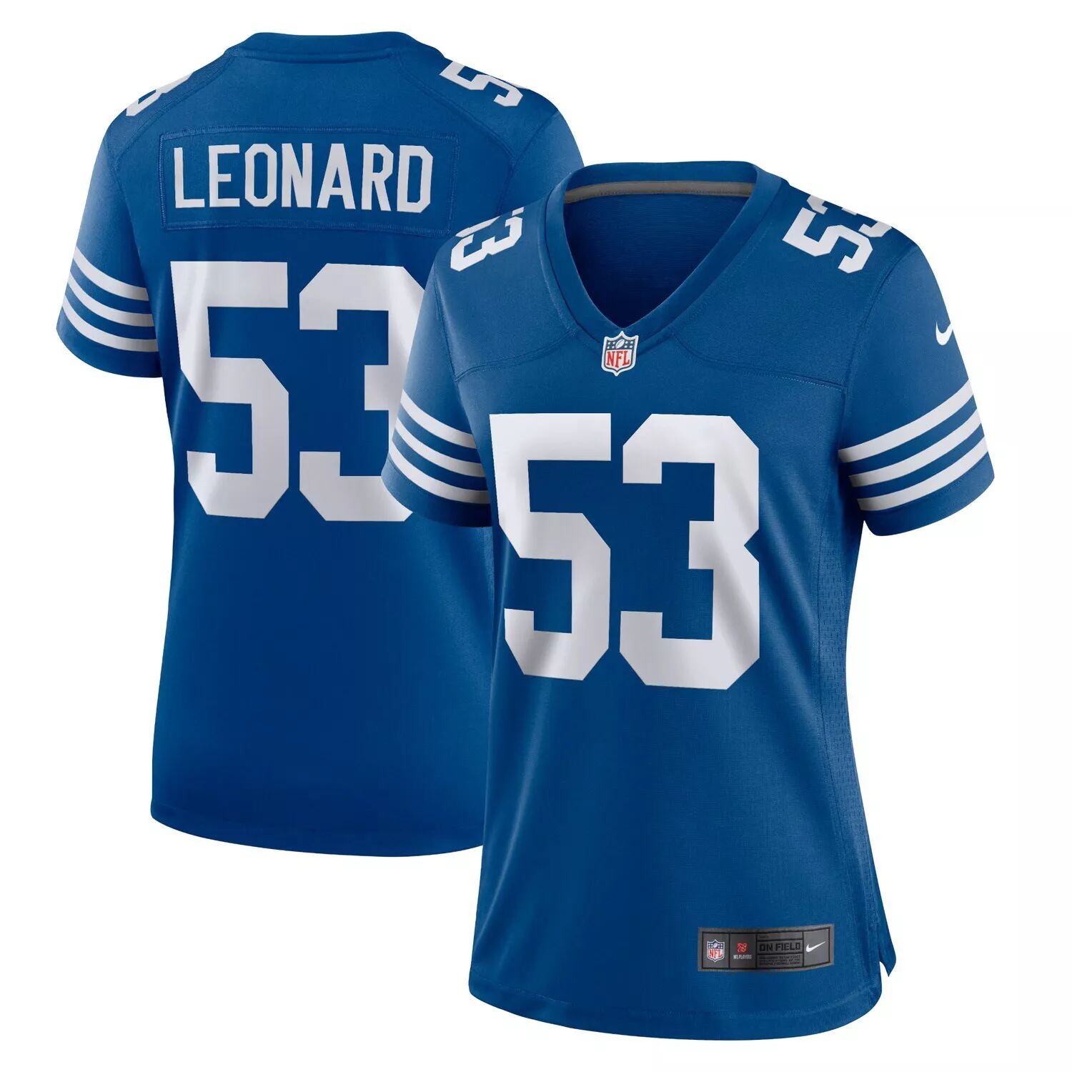 Женское джерси Nike Darius Leonard Royal Indianapolis Colts Alternate Game Nike
Женское джерси Nike Darius Leonard Royal Indianapolis Colts Alternate Game Nike