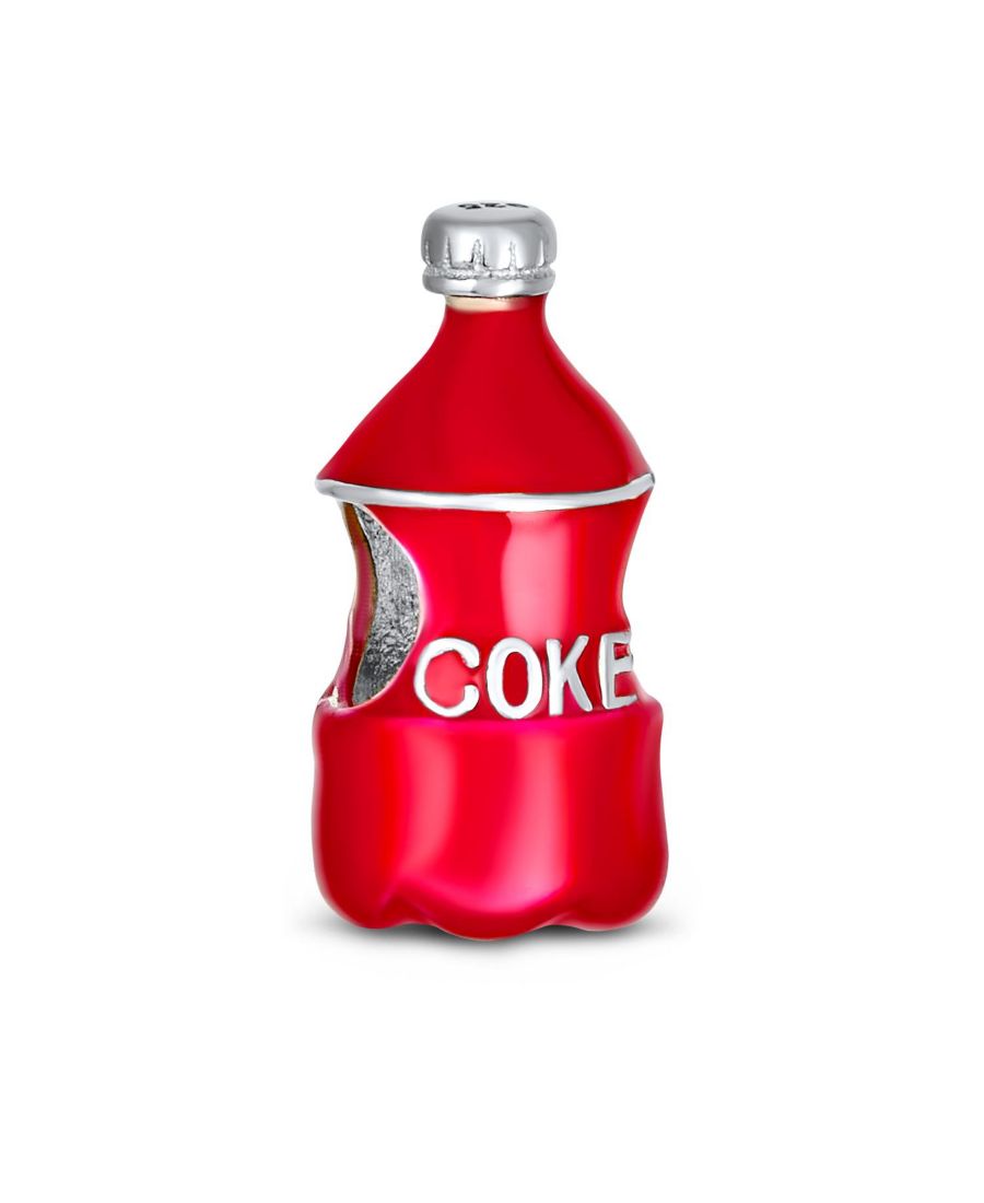 Подвеска из стерлингового серебра в виде бутылки Coca-Cola с красной эмалью, изображающая любителя газировки Bling Jewelry, Red
Подвеска из стерлингового серебра в виде бутылки Coca-Cola с красной эмалью, изображающая любителя газировки Bling Jewelry, Red