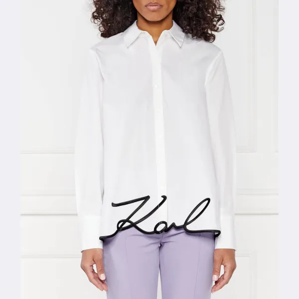 Рубашка Karl с фирменным краем, стандартного кроя Karl Lagerfeld, белый
Рубашка Karl с фирменным краем, стандартного кроя Karl Lagerfeld, белый