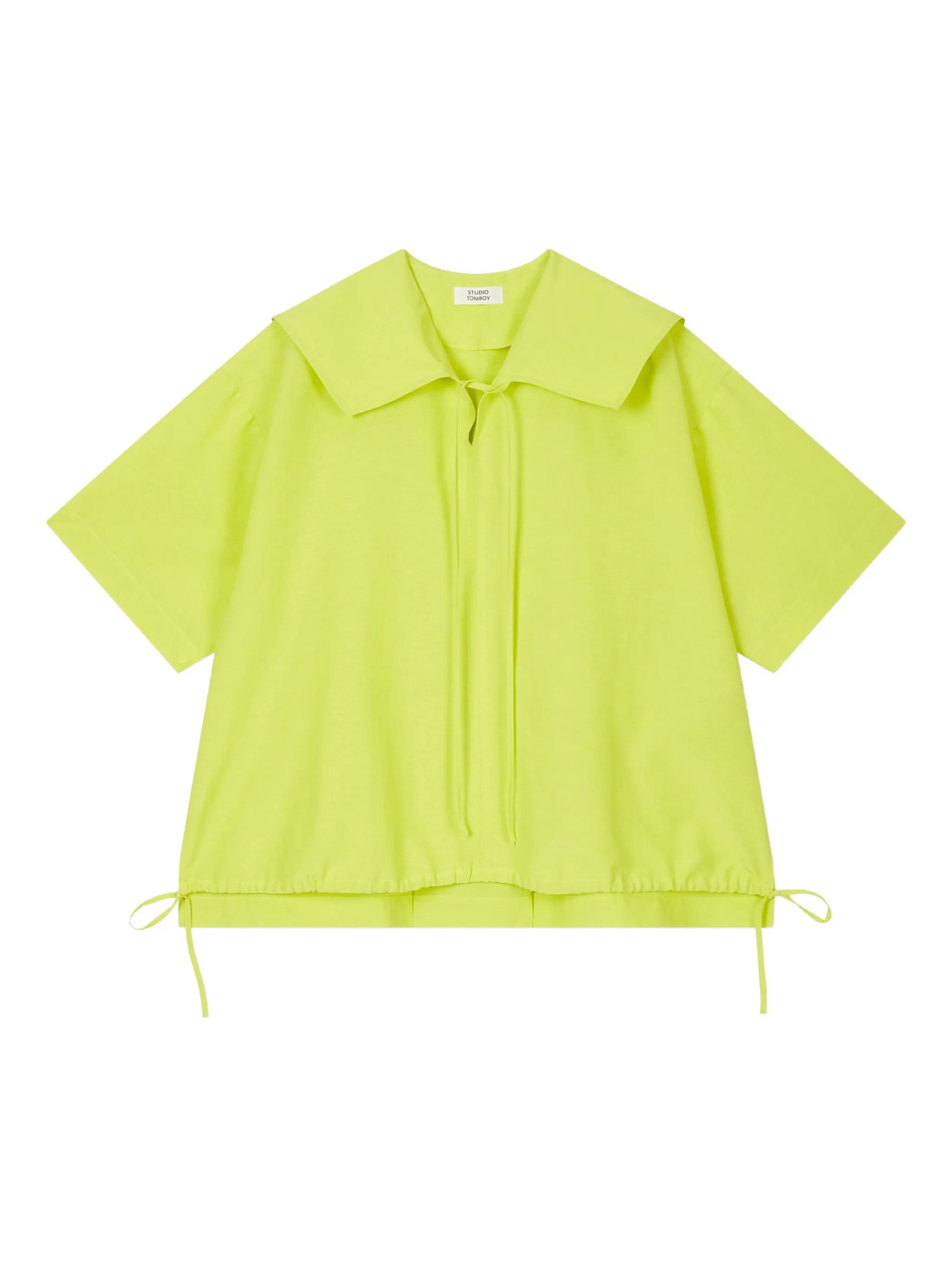 Блузка с матросским воротником и кулиской Studio Tomboy, желтый
Блузка с матросским воротником и кулиской Studio Tomboy, желтый