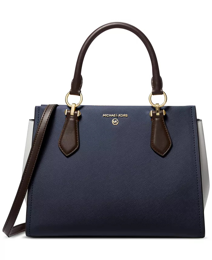 Мэрилин Средняя кожаная сумка-портфель Michael Kors, мультиколор
Мэрилин Средняя кожаная сумка-портфель Michael Kors, мультиколор