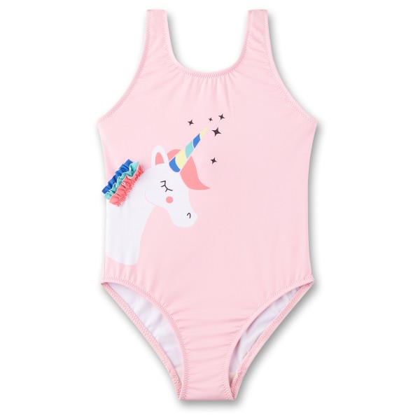 Детский купальник с принтом униформы - купальник Sanetta, Rosa 
Детский купальник с принтом униформы - купальник Sanetta, Rosa