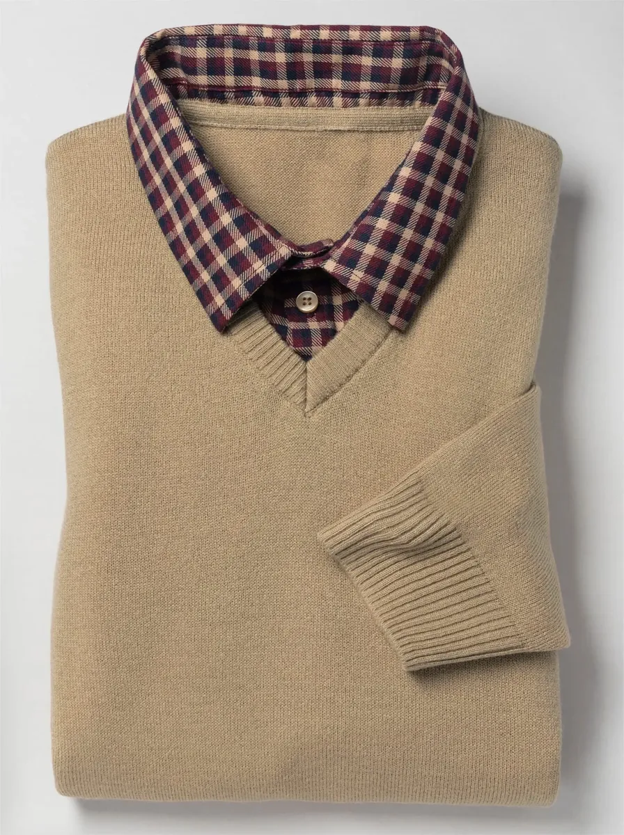 Классический вязаный свитер "Пуловер" Classic, цвет Camel
Классический вязаный свитер "Пуловер" Classic, цвет Camel