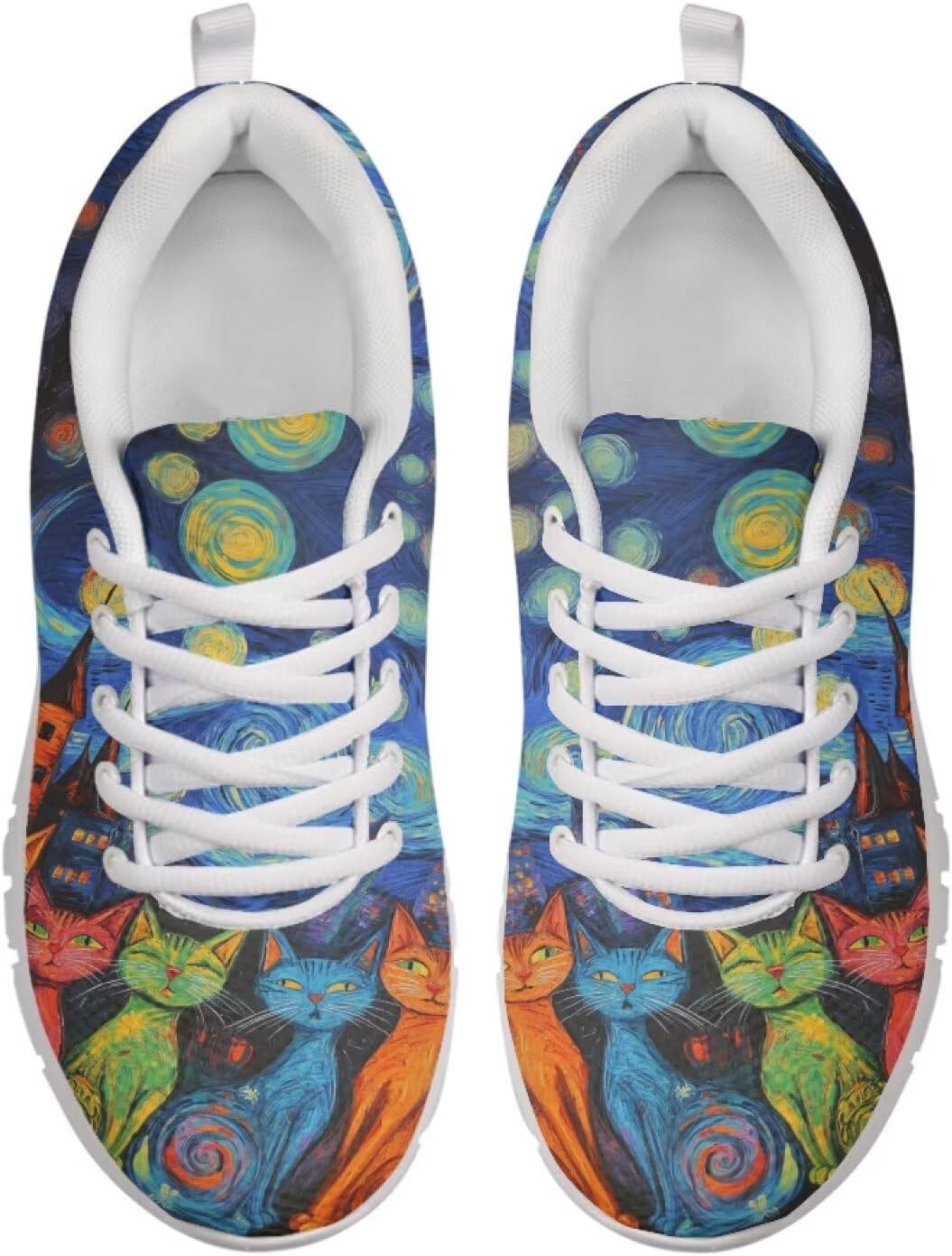 Женские кроссовки для ходьбы, сетчатые беговые кроссовки для женщин и мужчин, теннисные спортивные кроссовки для зала, легкие Getelinseng, Iris Cat Starry Night
Женские кроссовки для ходьбы, сетчатые беговые кроссовки для женщин и мужчин, теннисные спортивные кроссовки для зала, легкие Getelinseng, Iris Cat Starry Night