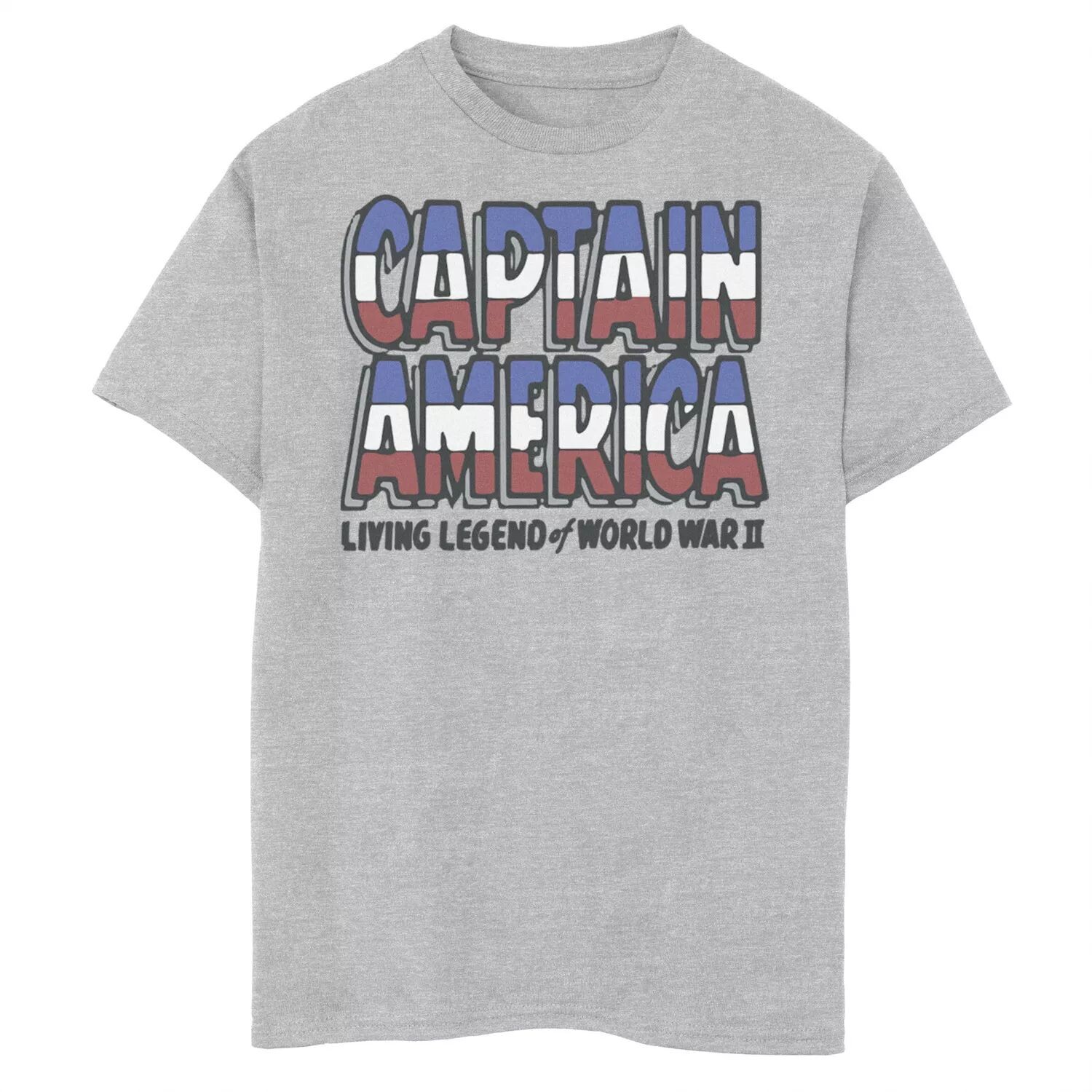 Футболка с рисунком «Капитан Америка», «Живая легенда Второй мировой войны» для мальчиков 8–20 лет Marvel
Футболка с рисунком «Капитан Америка», «Живая легенда Второй мировой войны» для мальчиков 8–20 лет Marvel