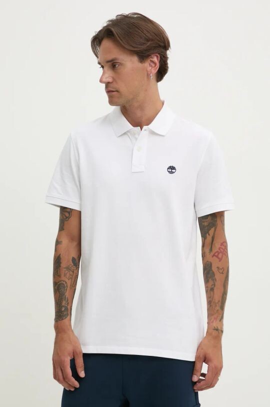 Хлопковое поло Timberland, белый
Хлопковое поло Timberland, белый