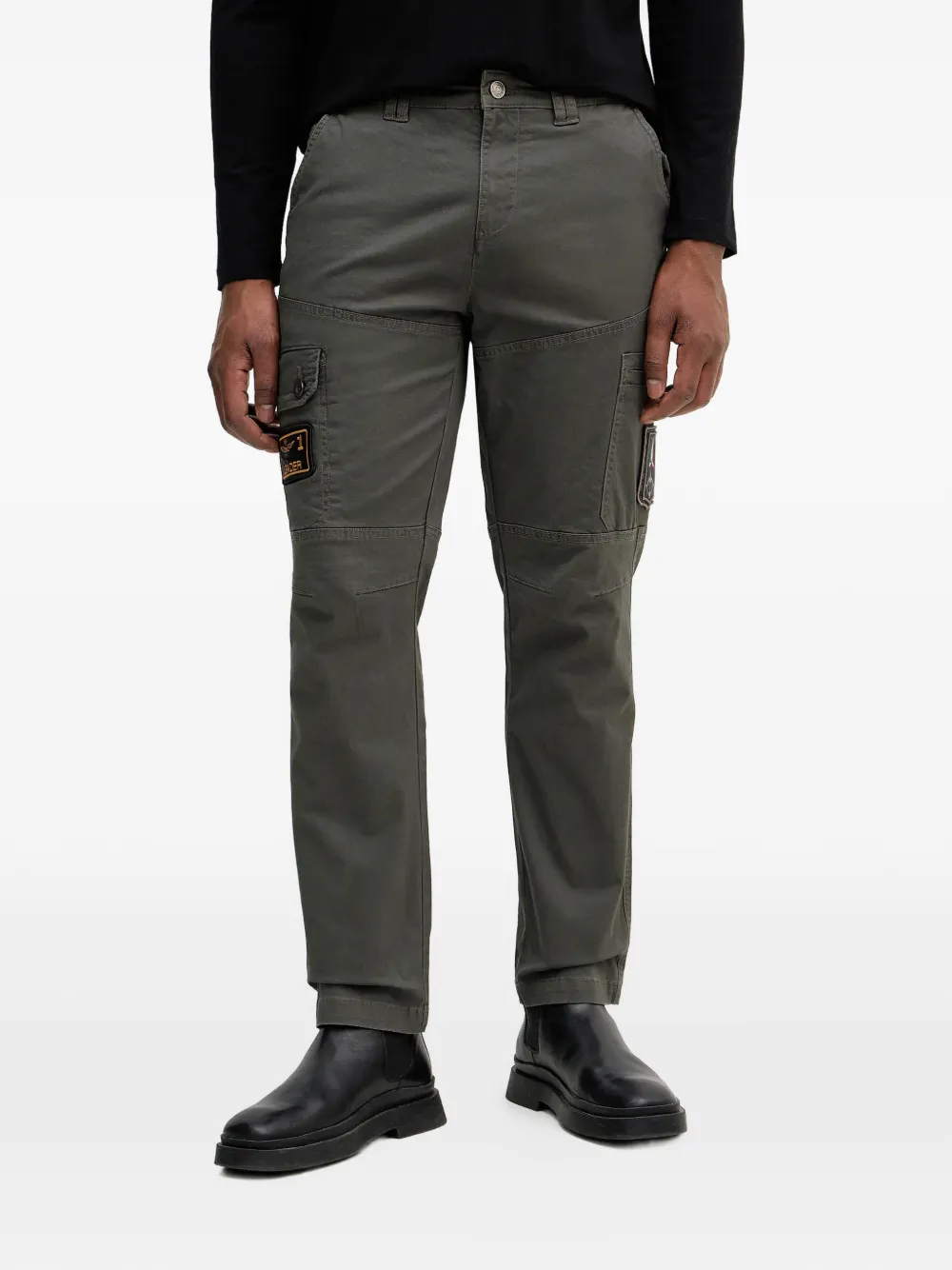 Брюки с накладными карманами Aeronautica Militare, зеленый
Брюки с накладными карманами Aeronautica Militare, зеленый