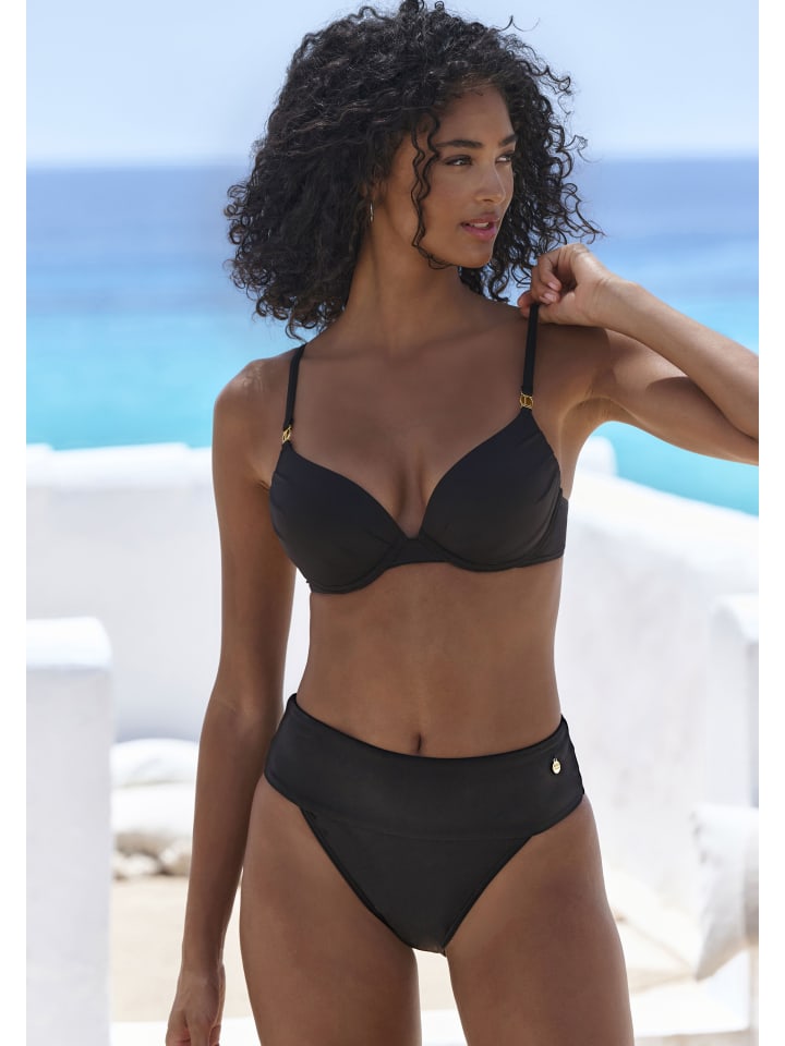 Плавки бикини LASCANA, черный
Плавки бикини LASCANA, черный