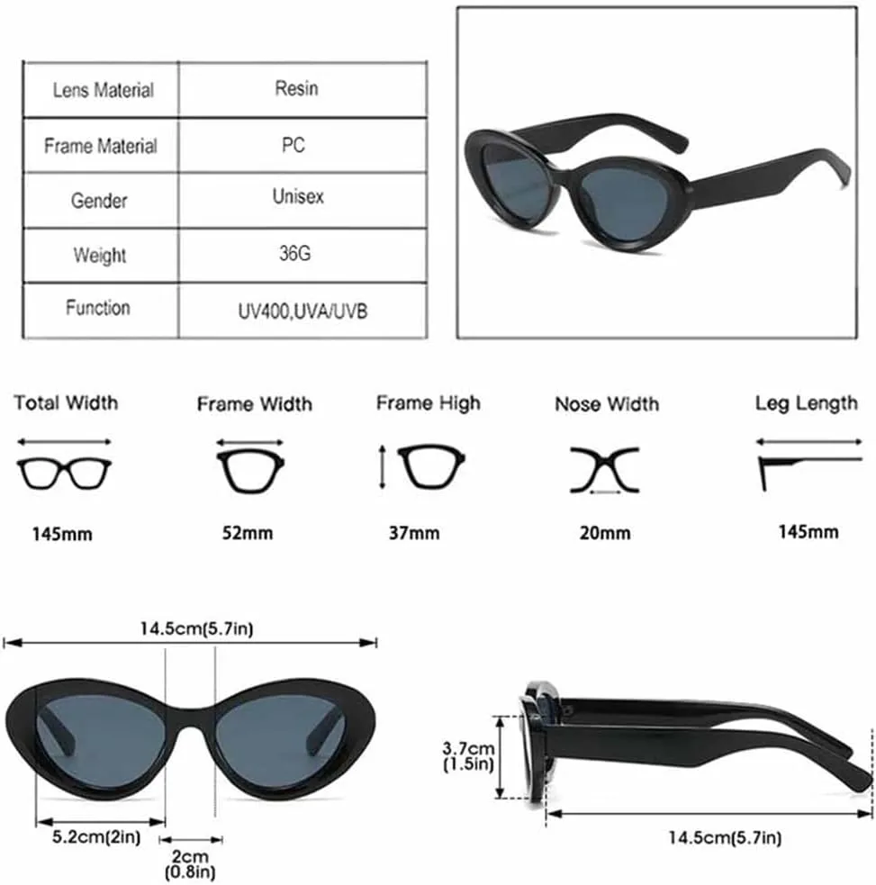 Солнцезащитные очки UV400 с круглыми заклепками и линзами «кошачий глаз» с градиентным покрытием для активного отдыха на открытом воздухе UYPTK, Gray Gray
Солнцезащитные очки UV400 с круглыми заклепками и линзами «кошачий глаз» с градиентным покрытием для активного отдыха на открытом воздухе UYPTK, Gray Gray