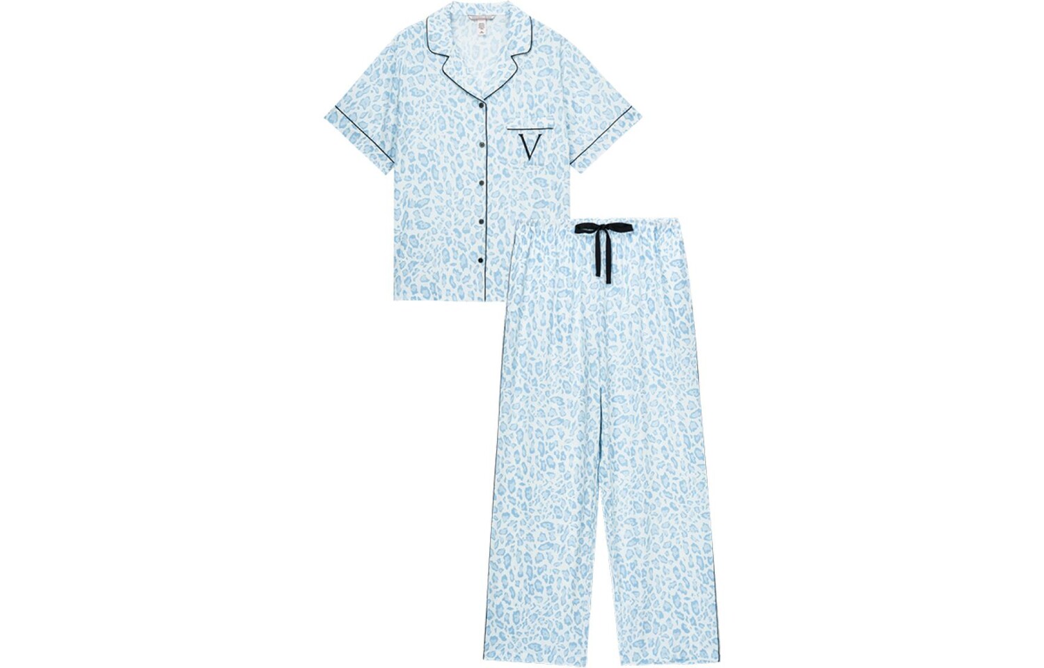 Женский пижамный комплект Victoria's Secret, Синий леопардовый принт
Женский пижамный комплект Victoria's Secret, Синий леопардовый принт