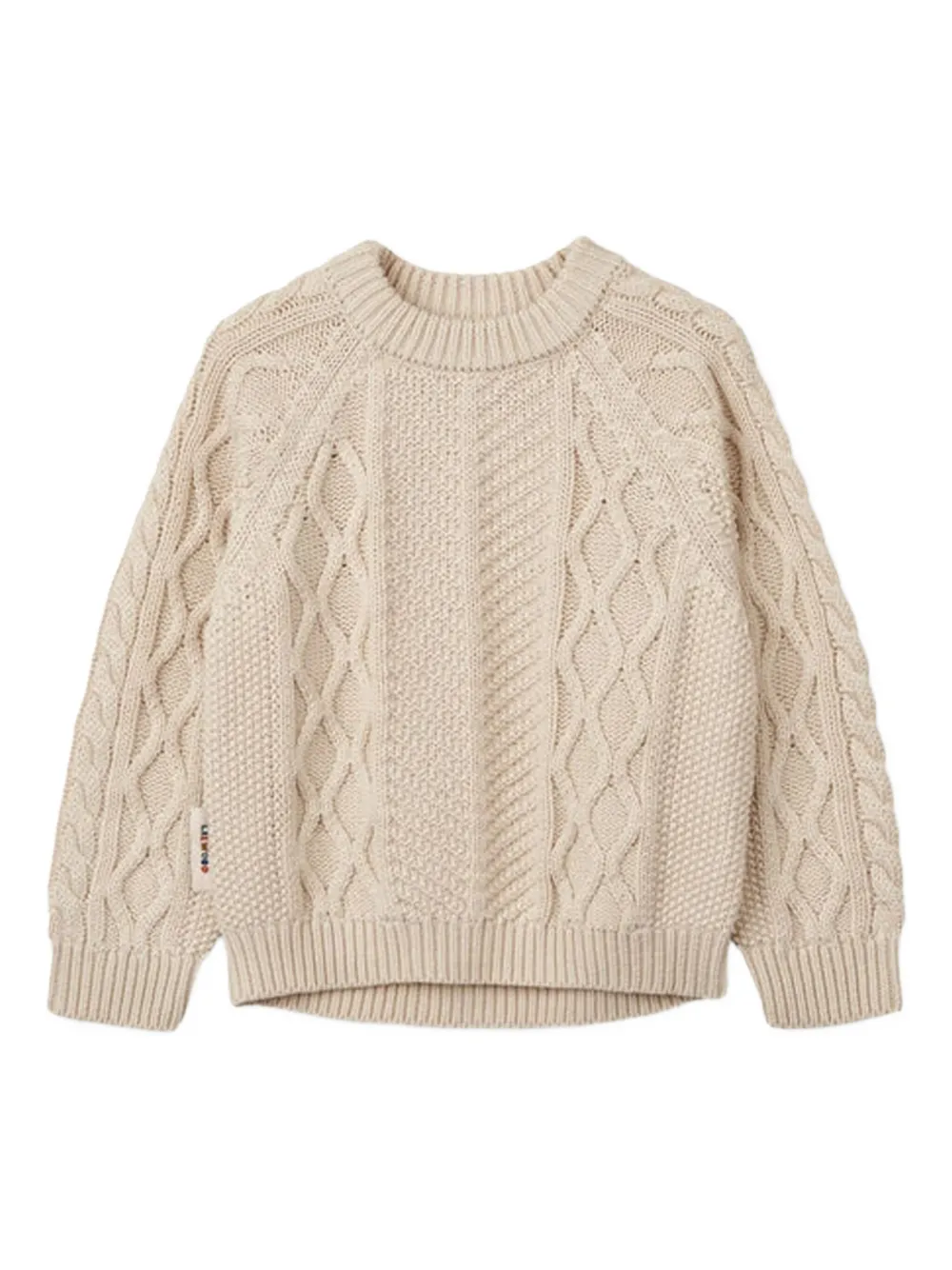 Круглый вязаный свитер с косами Liewood, нейтральный
Круглый вязаный свитер с косами Liewood, нейтральный