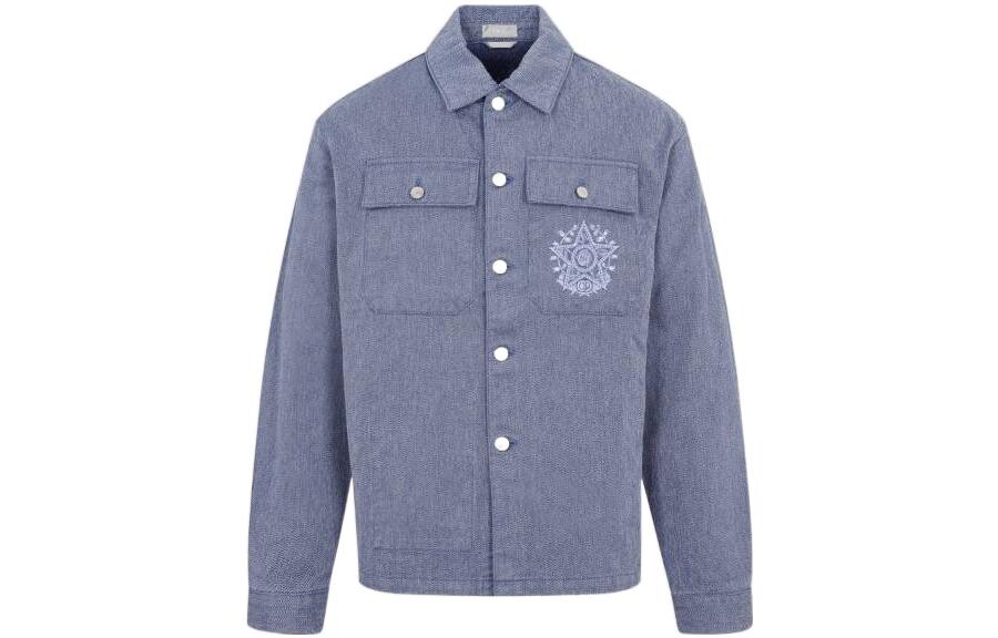 Ежеквартальные новинки Куртка мужская синяя Dior, синий
Ежеквартальные новинки Куртка мужская синяя Dior, синий