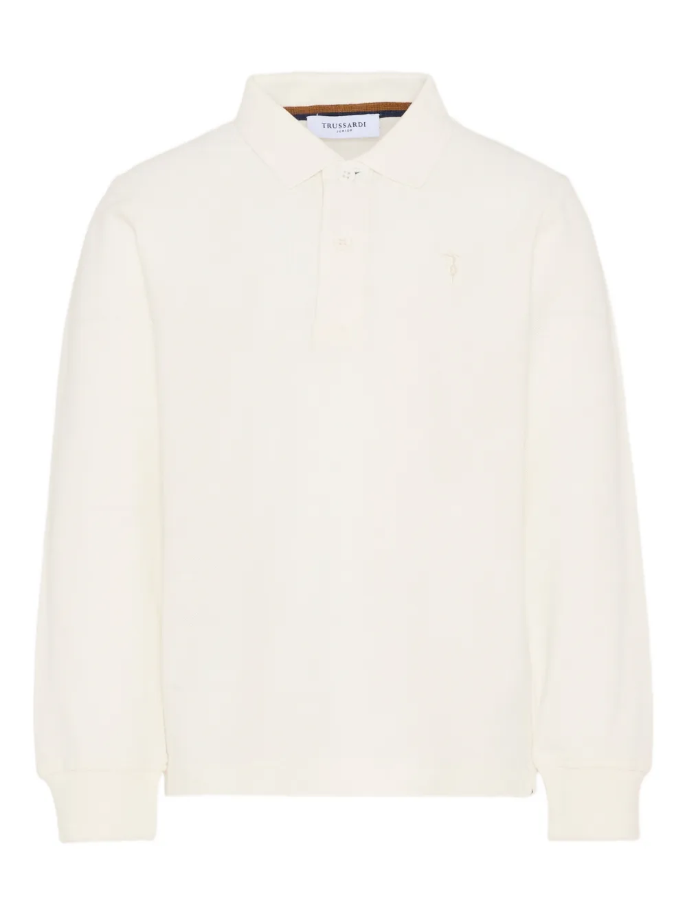 Поло с длинными рукавами Trussardi Junior, нейтральный
Поло с длинными рукавами Trussardi Junior, нейтральный