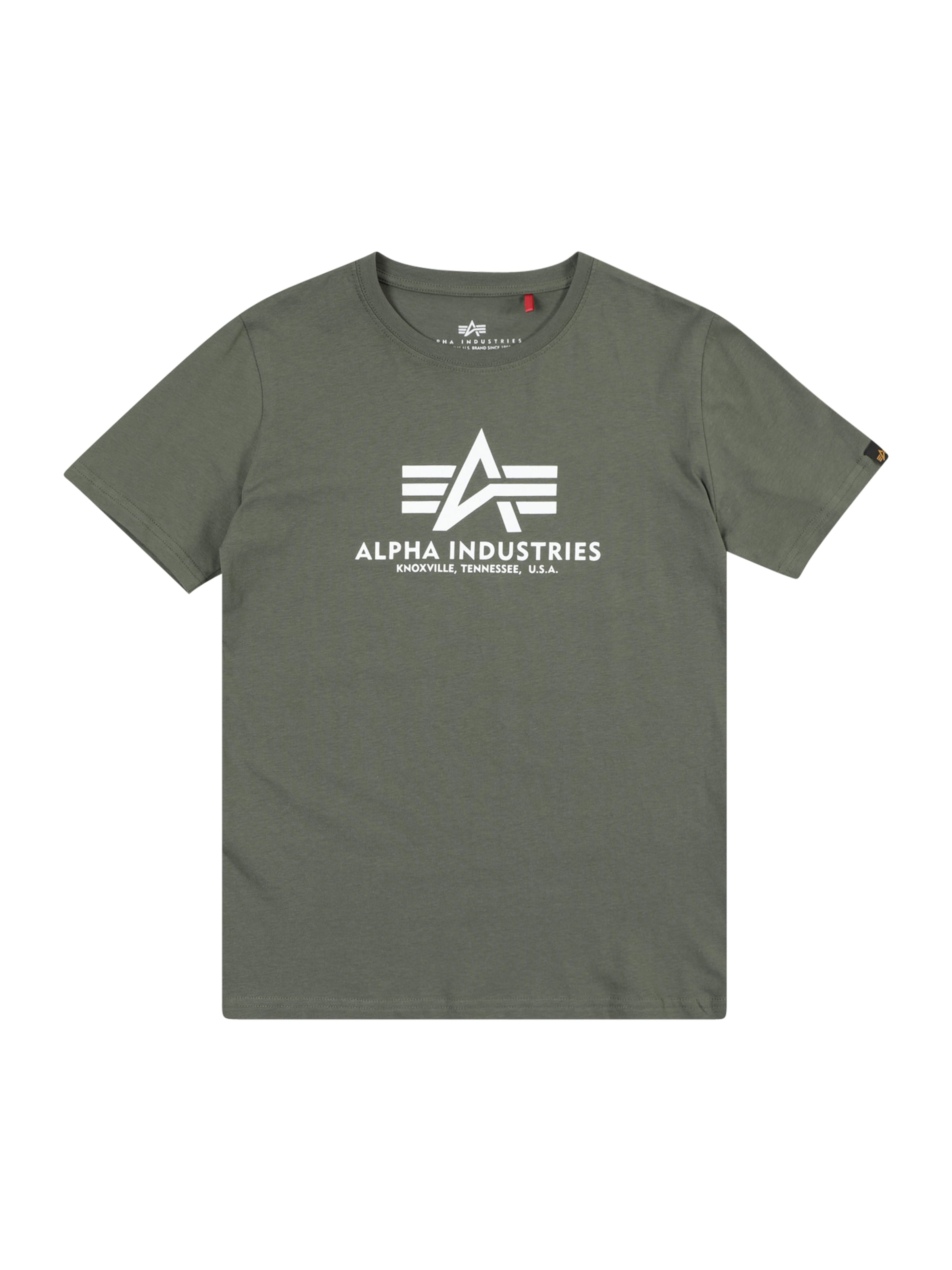 ALPHA INDUSTRIES Футболка в оливковом цвете
ALPHA INDUSTRIES Футболка в оливковом цвете