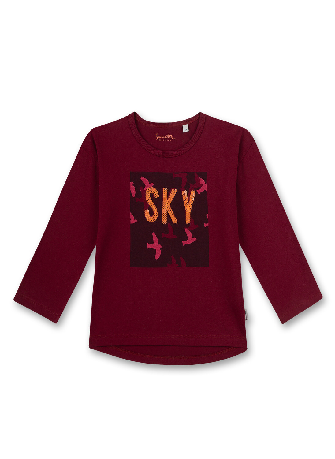 Лонгслив Sanetta Langarmshirt, красный
Лонгслив Sanetta Langarmshirt, красный