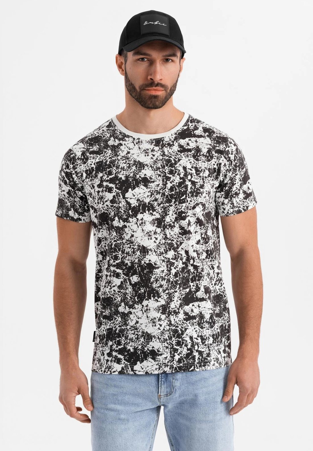 Футболка с принтом Ombre, белый 
Футболка с принтом Ombre, белый