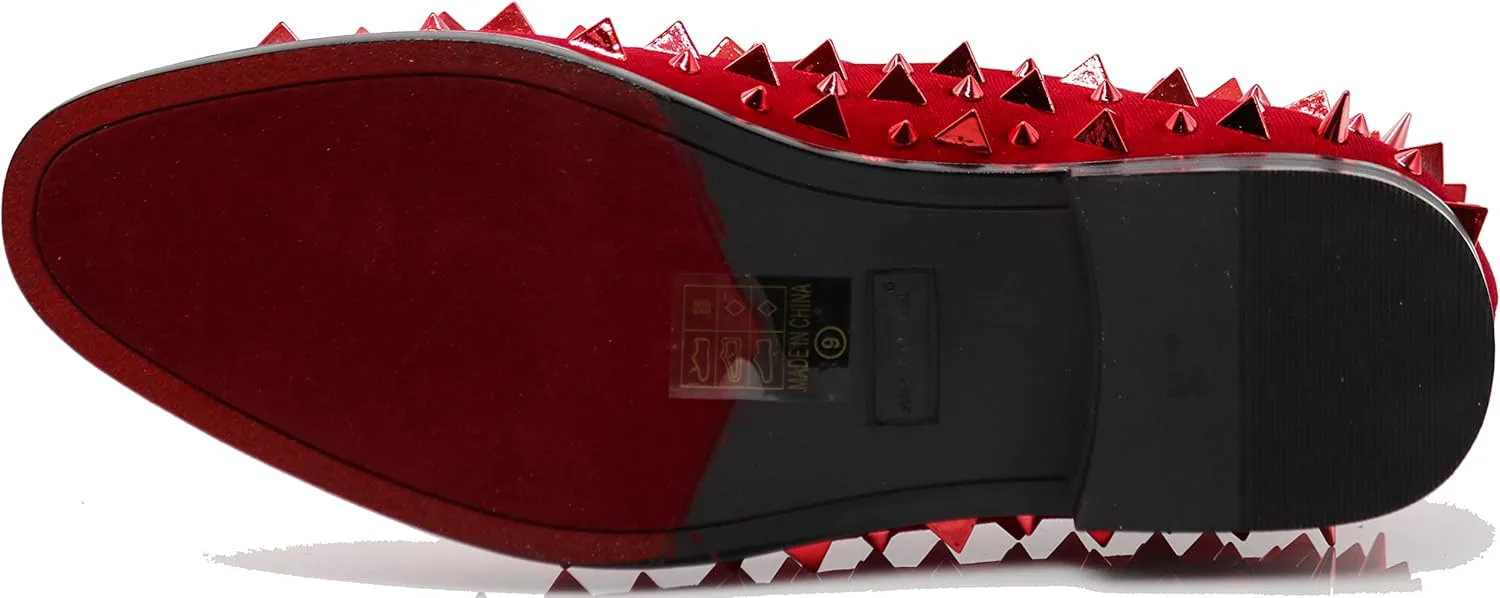 Мужские винтажные лоферы SPK16 с шипами, слипоны, модная обувь, классические вечерние туфли-токседо Enzo Romeo, красный
Мужские винтажные лоферы SPK16 с шипами, слипоны, модная обувь, классические вечерние туфли-токседо Enzo Romeo, красный