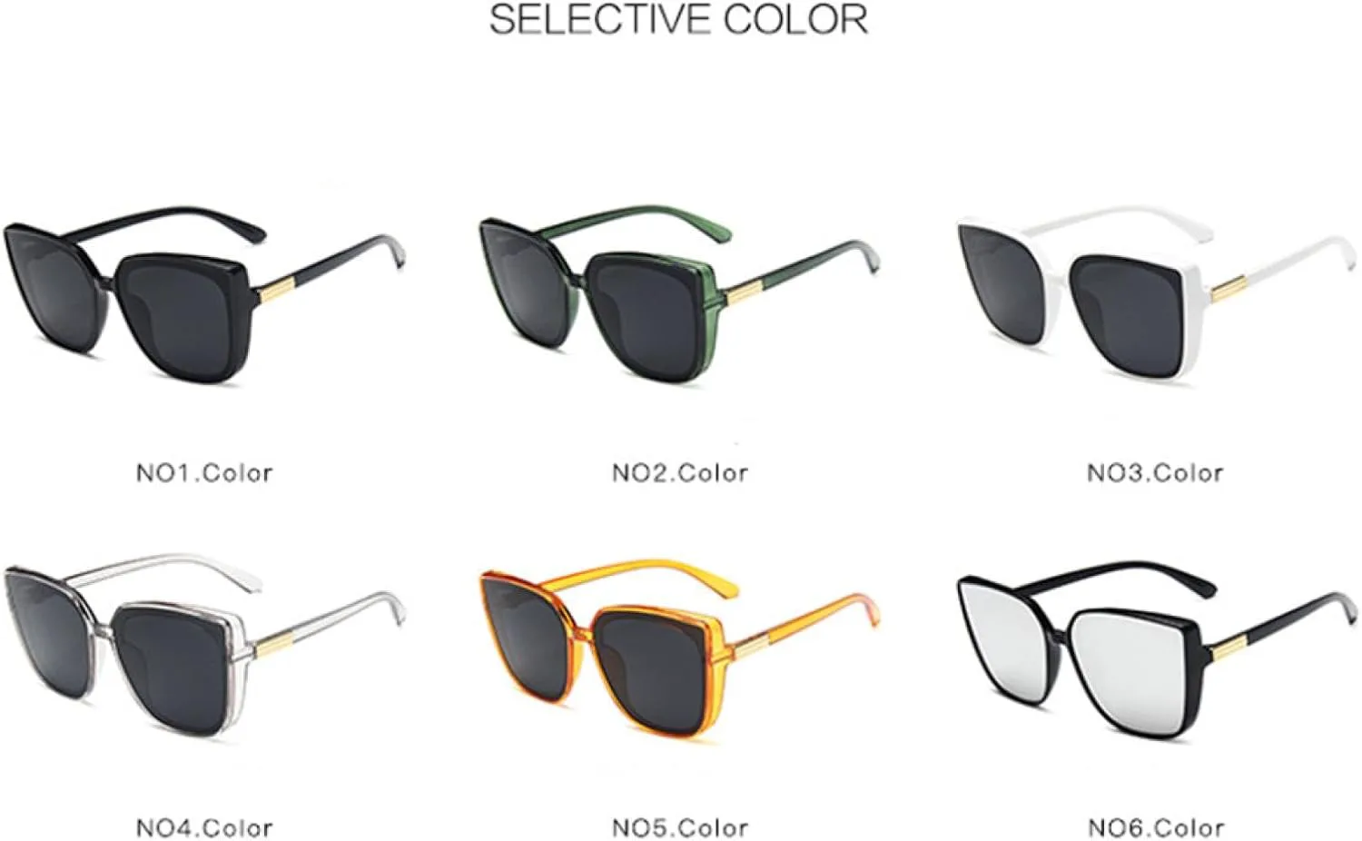 Солнцезащитные очки с защитой от УФ-излучения UV400 | Легкая оправа | Для женщин и мужчин | Для занятий спортом на открытом воздухе и вождения DSVIGF, 03 White-gray
Солнцезащитные очки с защитой от УФ-излучения UV400 | Легкая оправа | Для женщин и мужчин | Для занятий спортом на открытом воздухе и вождения DSVIGF, 03 White-gray